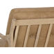 Gilmore Light Oak / Sahara Camel Leather Lounge Chair
